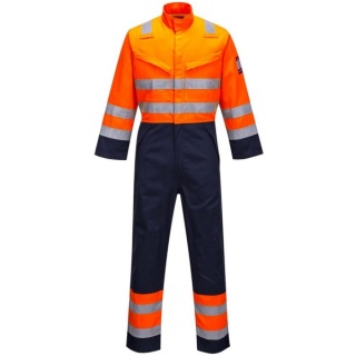 Portwest MV29 MODAFLAME RIS Navy/Orange Coverall 300g